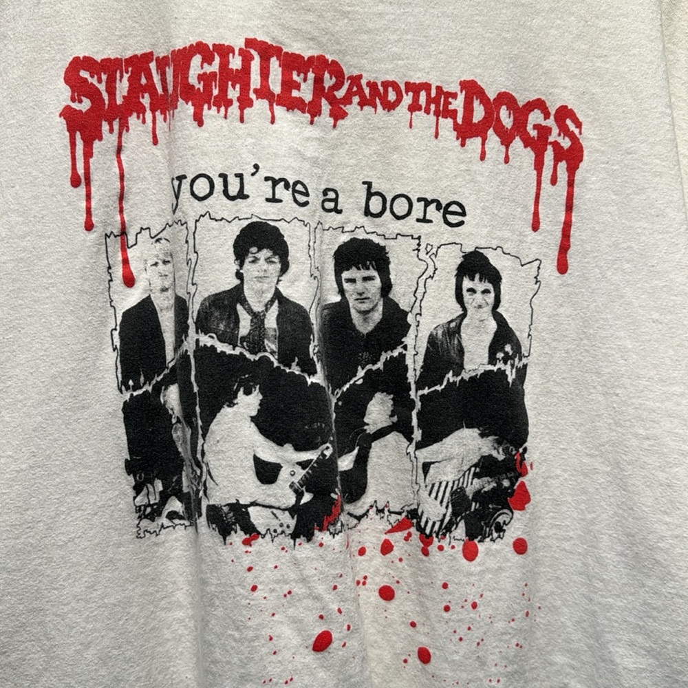 Vintage Slaughter and the Dogs t-shirt. Size XL. - Picture 2 of 5